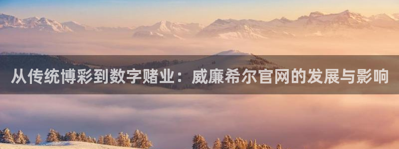 彩虹多多包怎么样：从传统博彩到数字赌业：威廉希尔官网的发展与影响